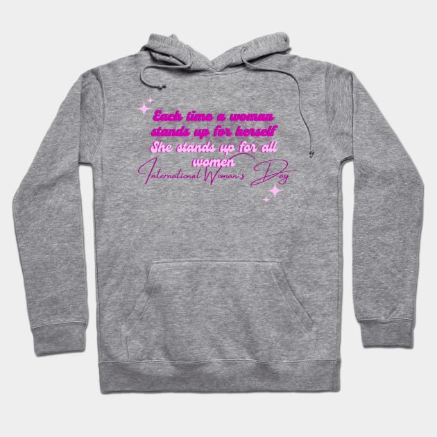 International Women's Day Hoodie by D'via design